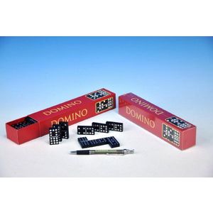 Domino společenská hra dřevo v krabičce 23, 5x3, 5x5cm obraz