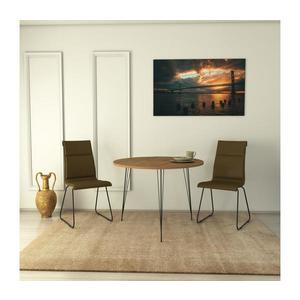 Jídelní stůl SANDALF 75x90 cm hnědá obraz