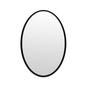 Nástěnné zrcadlo Oval 40x60 cm, černé obraz