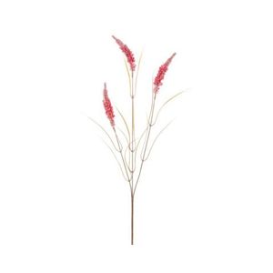 Umělá květina Větev pšenice 75 cm, růžová obraz
