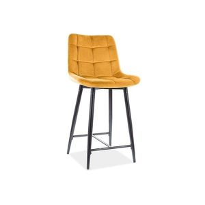 Barová židle CHIC H-2 Žlutá obraz