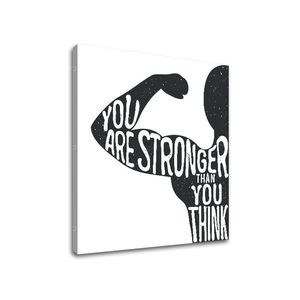 Motivační obraz na zeď You are stronger (obrazy s textem) obraz
