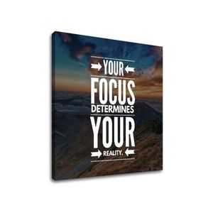 Motivační obraz na zeď Your focus (obrazy s textem) obraz