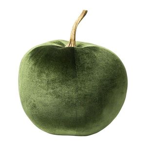 Zelené sametové dekorativní jablko Apple L - 33*33*36cm DCFAG33 obraz