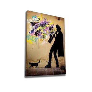 Wallity Obraz na plátně Jazz player WY40 50x70 cm obraz