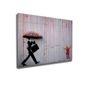 Wallity Obraz na plátně Rainbow rain WY64 50x70 cm obraz