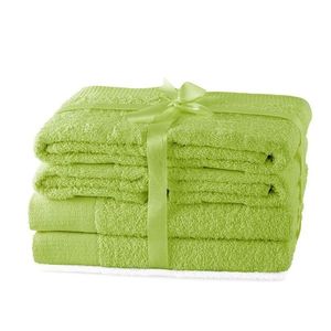 Sada ručníků AmeliaHome Amary světle zelených, velikost 2*70x140+4*50x100 obraz