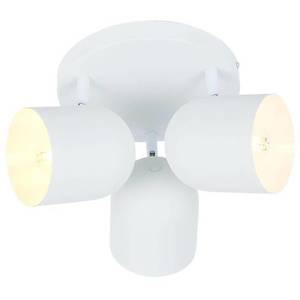 Candellux Bílé stropní svítidlo Azuro pro žárovku 3x E27 s kulatou základnou 98-63274 obraz