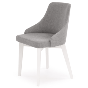 Jídelní židle TULIDU šedá/bílá obraz