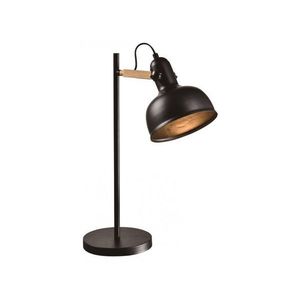 Candellux Černá stolní lampa Reno pro žárovku 1x E27 41-80066 obraz