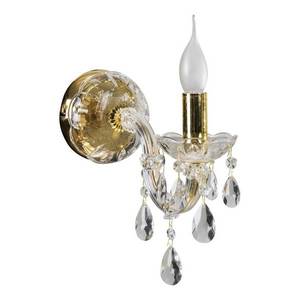 Candellux Zlaté křišťálové nástěnné svítidlo Maria Teresa pro žárovku 1x E14 21-95742 obraz
