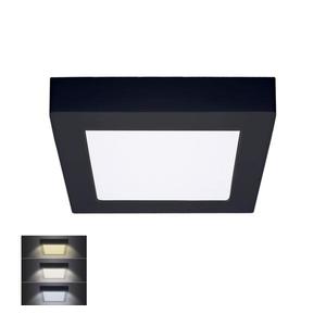WD171-B- LED Stropní svítidlo LED/12W/230V 3000/4000/6000K černá hranatý obraz