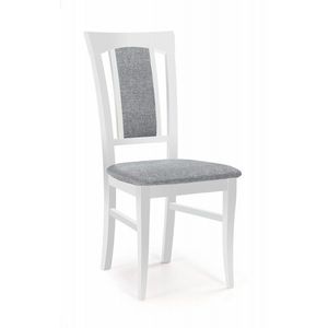 HALMAR Jídelní židle Rado bílá/šedá obraz