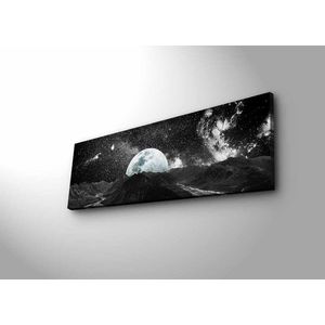 Wallity Obraz s LED osvětlením MĚSÍČNÍ KRAJINA 30 x 90 cm obraz