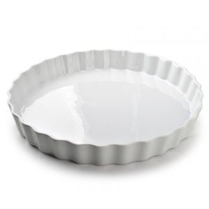 Mondex Porcelánová forma na koláče BASIC 32 cm bílá obraz