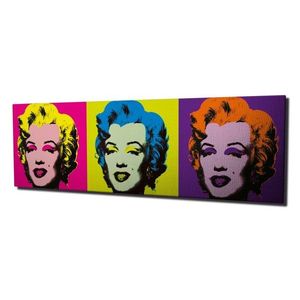 Wallity Reprodukce obrazu Andyho Warhola Marilyn Monroe PC059 30x80 cm obraz