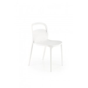 Stohovatelná jídelní židle K490 Bílá, Stohovatelná jídelní židle K490 Bílá obraz