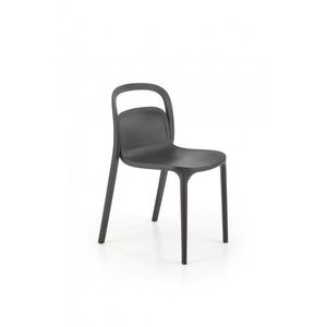 Stohovatelná jídelní židle K490 Černá, Stohovatelná jídelní židle K490 Černá obraz