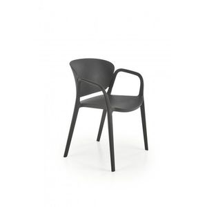 Stohovatelná jídelní židle K491 Černá, Stohovatelná jídelní židle K491 Černá obraz