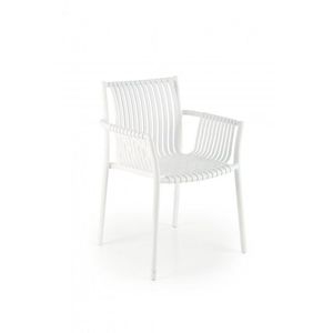 Stohovatelná jídelní židle K492 Bílá obraz