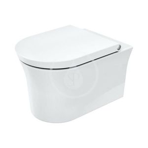 DURAVIT White Tulip Závěsné WC HygieneFlush, Rimless, HygieneGlaze, bílá 2576092000 obraz