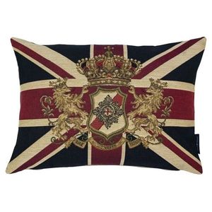 Gobelínový polštář se znakem vlajky Velké Británie - 45*15*31cm EVHKVLEB obraz