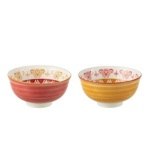 Set 2ks barevná porcelánová miska Bowl Jam - Ø11*5 cm/ 220ml 34729 obraz