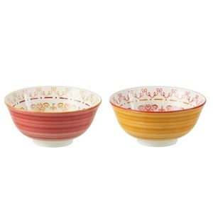 Set 2ks barevná porcelánová miska Bowl Jam - Ø15*7cm/ 570ml 34730 obraz