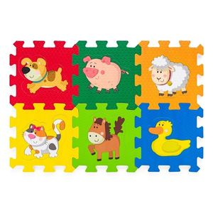 Plastica Pěnové puzzle ze zvířátky, 6 ks obraz