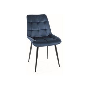 Jídelní židle CHIC MONOLITH Modrá, Jídelní židle CHIC MONOLITH Modrá obraz