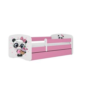 Kocot kids Dětská postel Babydreams panda růžová, varianta 70x140, bez šuplíků, bez matrace obraz