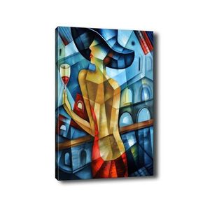 Wallity Obraz na plátně Cubism lady 50x70 cm obraz