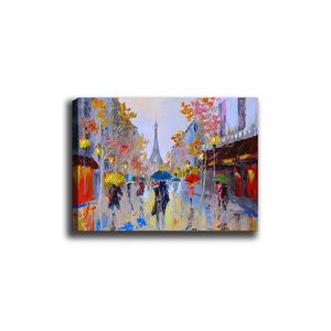 Wallity Obraz na plátně Rainy alley 50x70 cm obraz