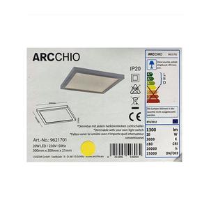 Arcchio Arcchio - LED Stmívatelné stropní svítidlo SOLVIE LED/20W/230V obraz