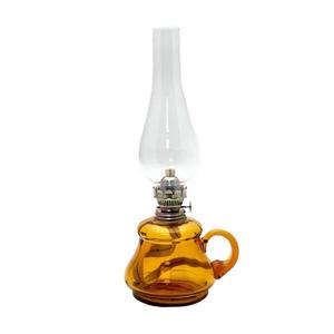 Floriánova huť Petrolejová lampa TEREZA 34 cm amber obraz