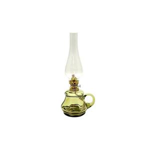 Floriánova huť Petrolejová lampa TEREZA 34 cm lesní zelená obraz