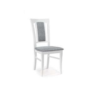 Jídelní židle STEROPE, světle šedá/bílá obraz