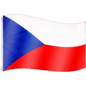 Tuin 60926 Vlajka Česká republika - 120 cm x 80 cm obraz