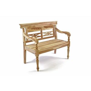 Divero 35093 Dřevěná 2-místná lavice pro děti z teakového dřeva obraz