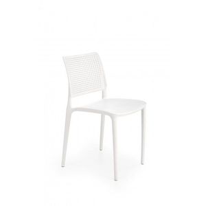 Stohovatelná jídelní židle K514 Halmar Bílá obraz