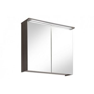 Comad Závěsná koupelnová skříňka se zrcadlem a s LED osvětlením Cosmo 2 841 2D avola obraz