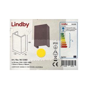 Lindby Lindby - Nástěnné svítidlo SMIRA 1xG9/25W/230V obraz