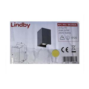 Lindby Lindby - Nástěnné svítidlo GERDA 2xGU10/50W/230V obraz