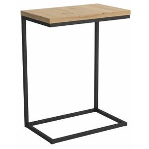Kasvo PEN (PERINO) odkládací stolek dub artisan / černá konstrukce obraz