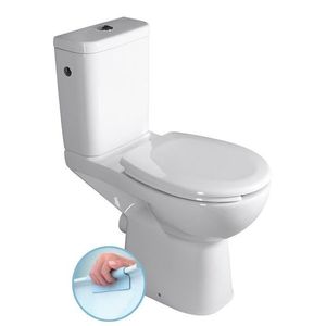 SAPHO HANDICAP WC kombi zvýšený sedák, Rimless, zadní odpad, bílá K11-0221 obraz