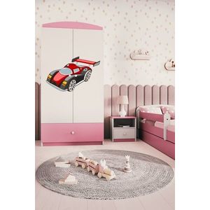 Kocot kids Dětská skříň Babydreams 90 cm formule růžová obraz