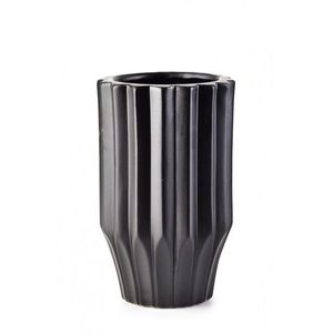 Mondex Keramická váza YVONNE 20 cm černá obraz