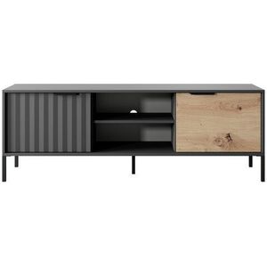 LASKI Tv stolek RIVER 153 2D, černá / artisan 153, 1x53, 4x39, 5 černá / artisan obraz