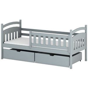 LANO Dětská postel TERKA 80x160, šedá 88x168 šedá obraz