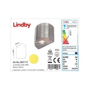 Lindby Lindby - LED Nástěnné svítidlo LAREEN 2xLED/3W/230V obraz